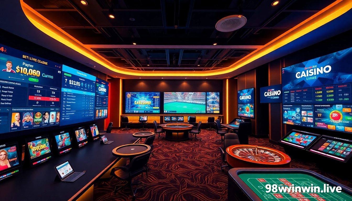 Explore exciting gambling experiences at 98winwin.live with vibrant game interfaces.