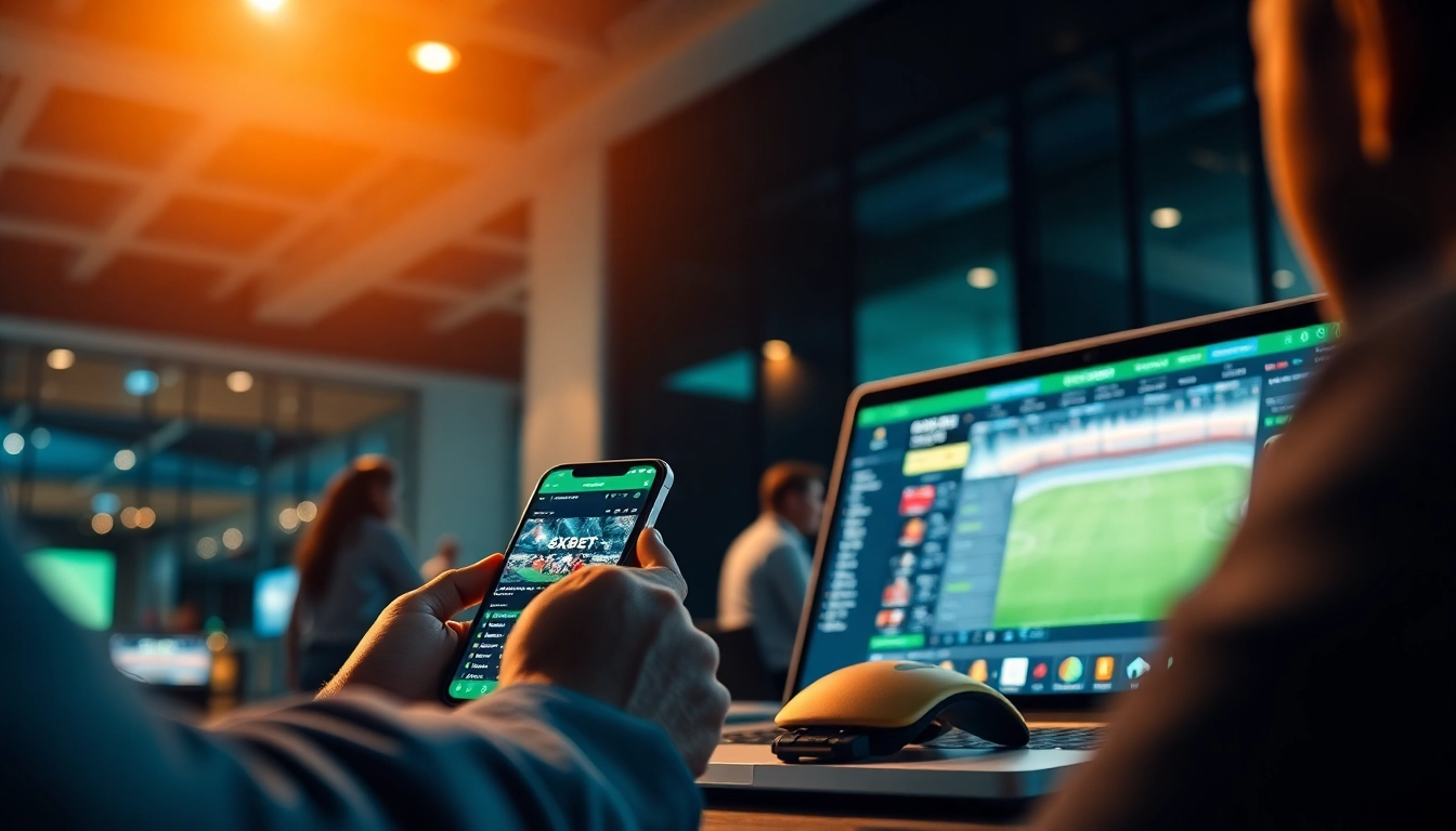 Interactive online betting experience at 8xbet.com.se showcasing user-friendly interfaces and safety features.